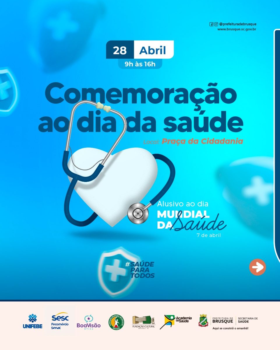 Programação celebra Dia Mundial da Saúde na sexta-feira (28)