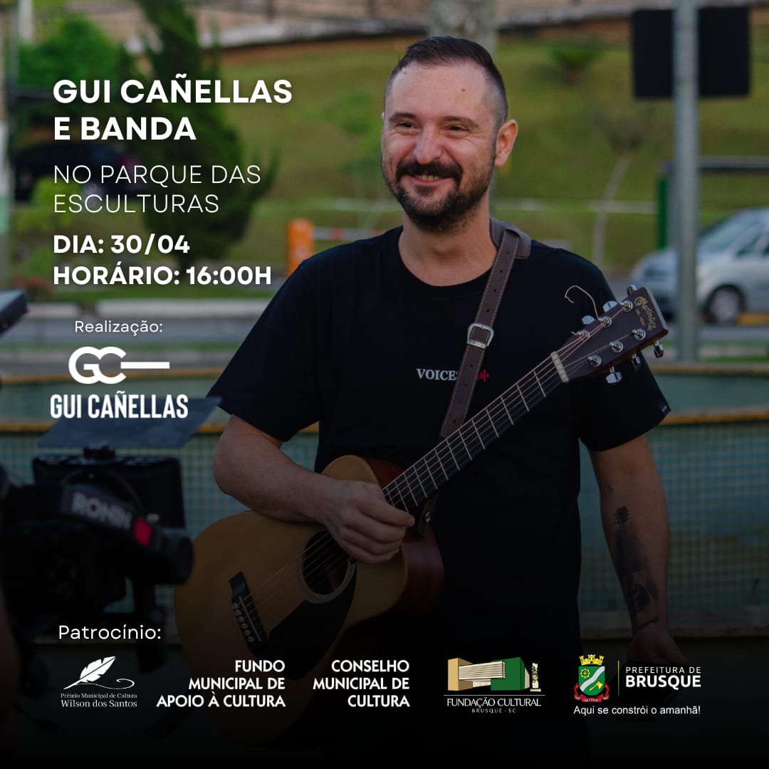 Artista Gui Cañellas faz show de lançamento da canção “Aqui e Agora”