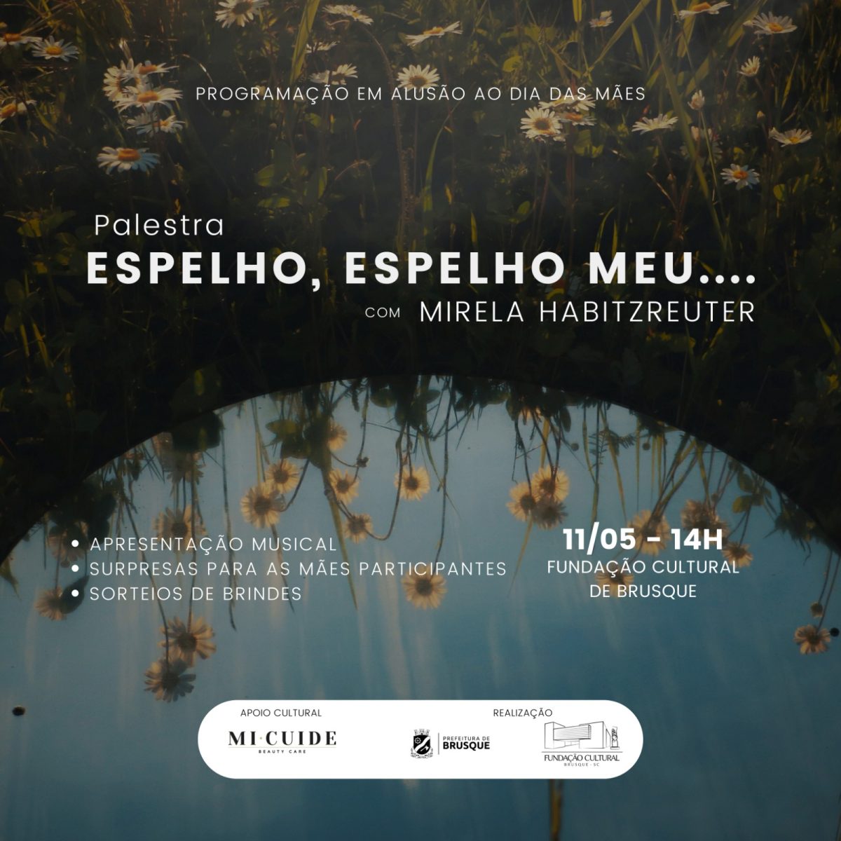 Fundação Cultural promove a palestra “Espelho, Espelho Meu” em comemoração ao Dia das Mães