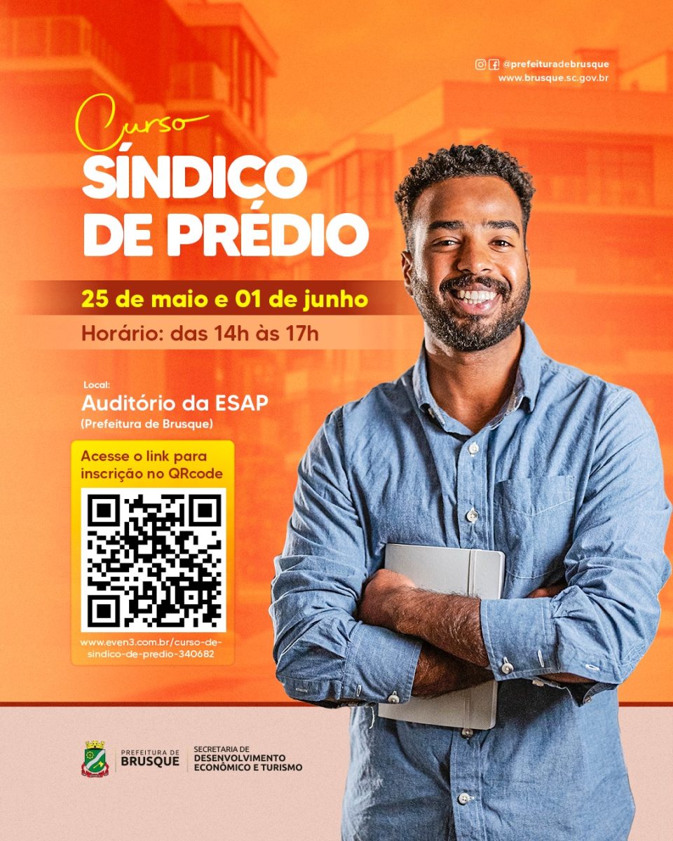 Inscrições abertas para o curso de Síndico de Prédio