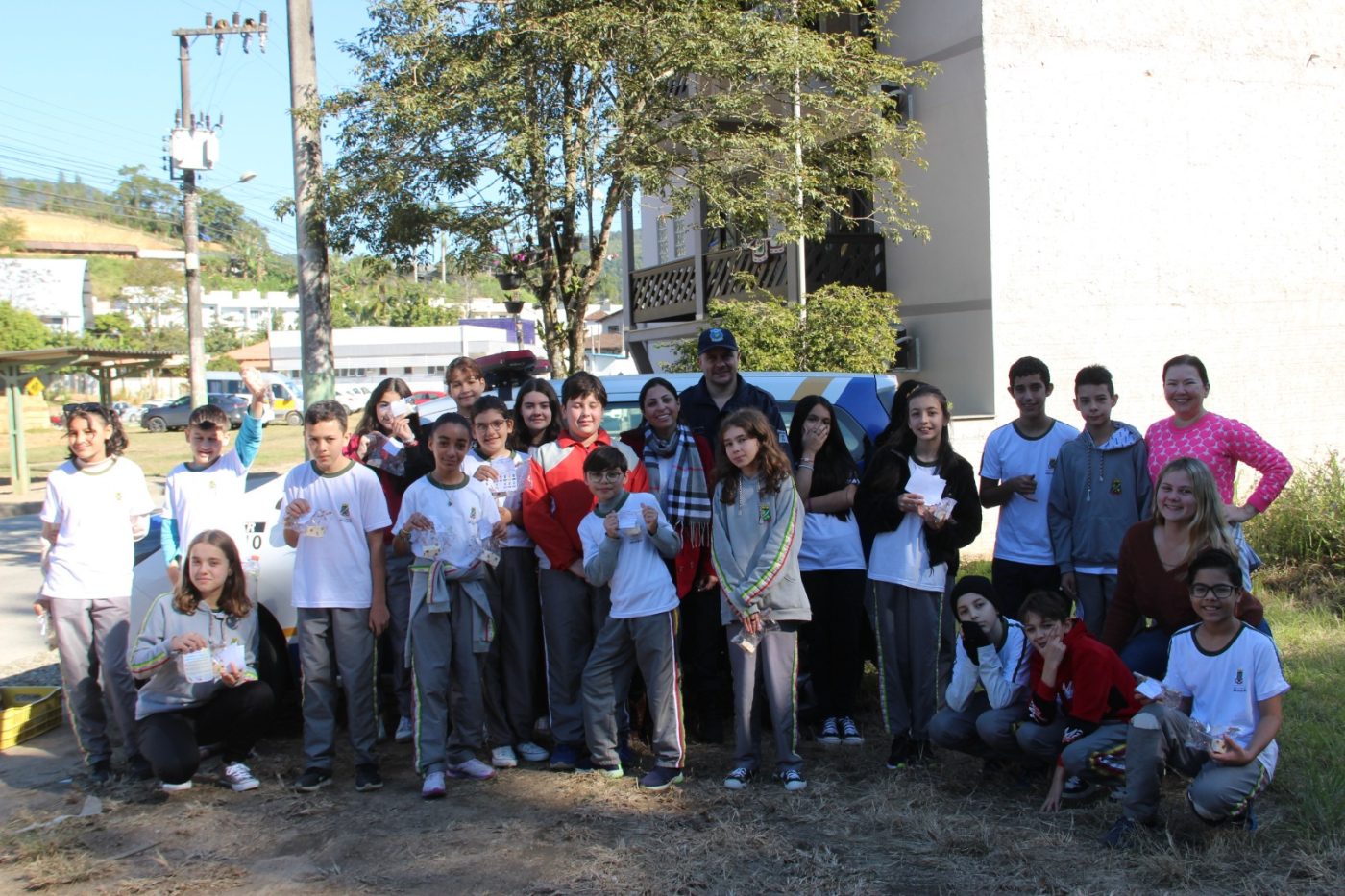 Escola de Brusque realiza blitz educativa em prol do meio ambiente