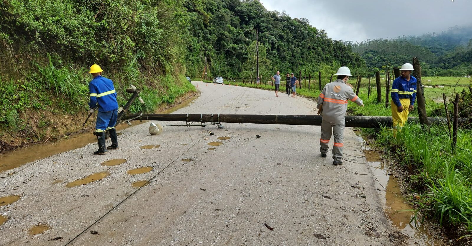 Brusque possui sete desalojados por conta das chuvas