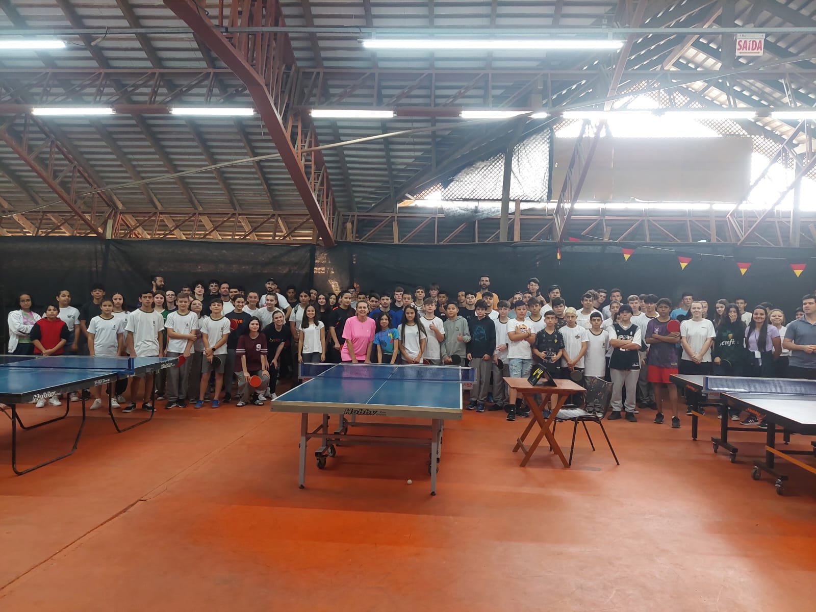 Tênis de Mesa inicia a disputa dos Jogos Escolares de Brusque