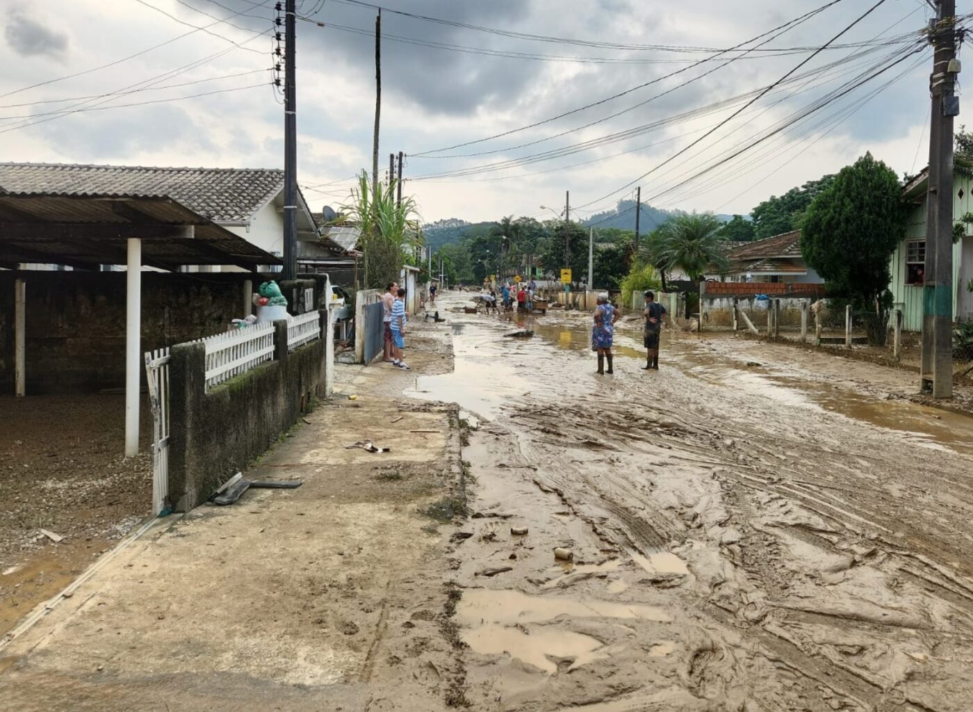 34 pessoas estão desabrigadas em Brusque