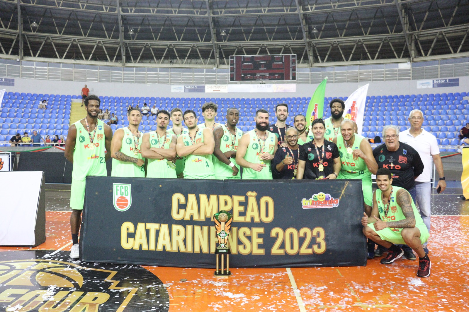 Brusque Basquete/KTO vence Blumenau e volta a ser campeão catarinense após sete anos