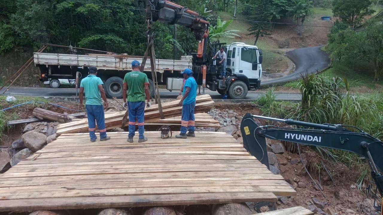 Nos últimos seis meses, mais de 30 pontes em Brusque receberam reparos