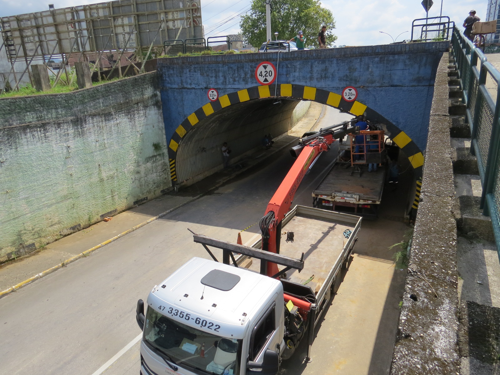 Túnel da ponte do terminal será totalmente liberado hoje