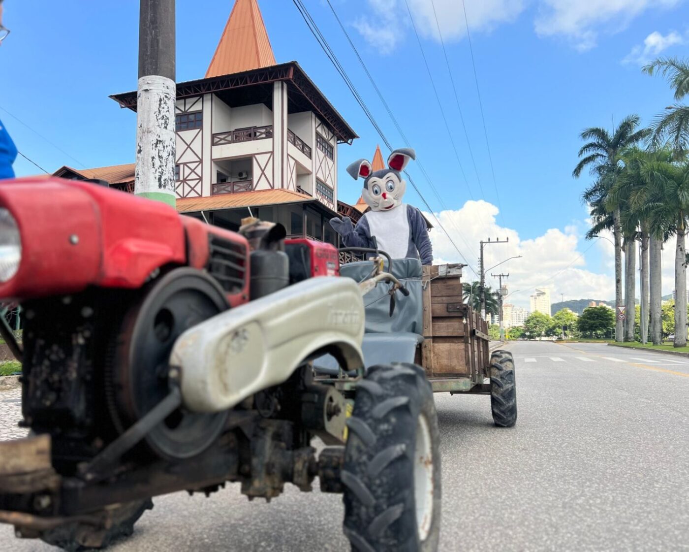 Nesta sexta (15), Praça Barão de Schneeburg virará a Fazendinha de Páscoa