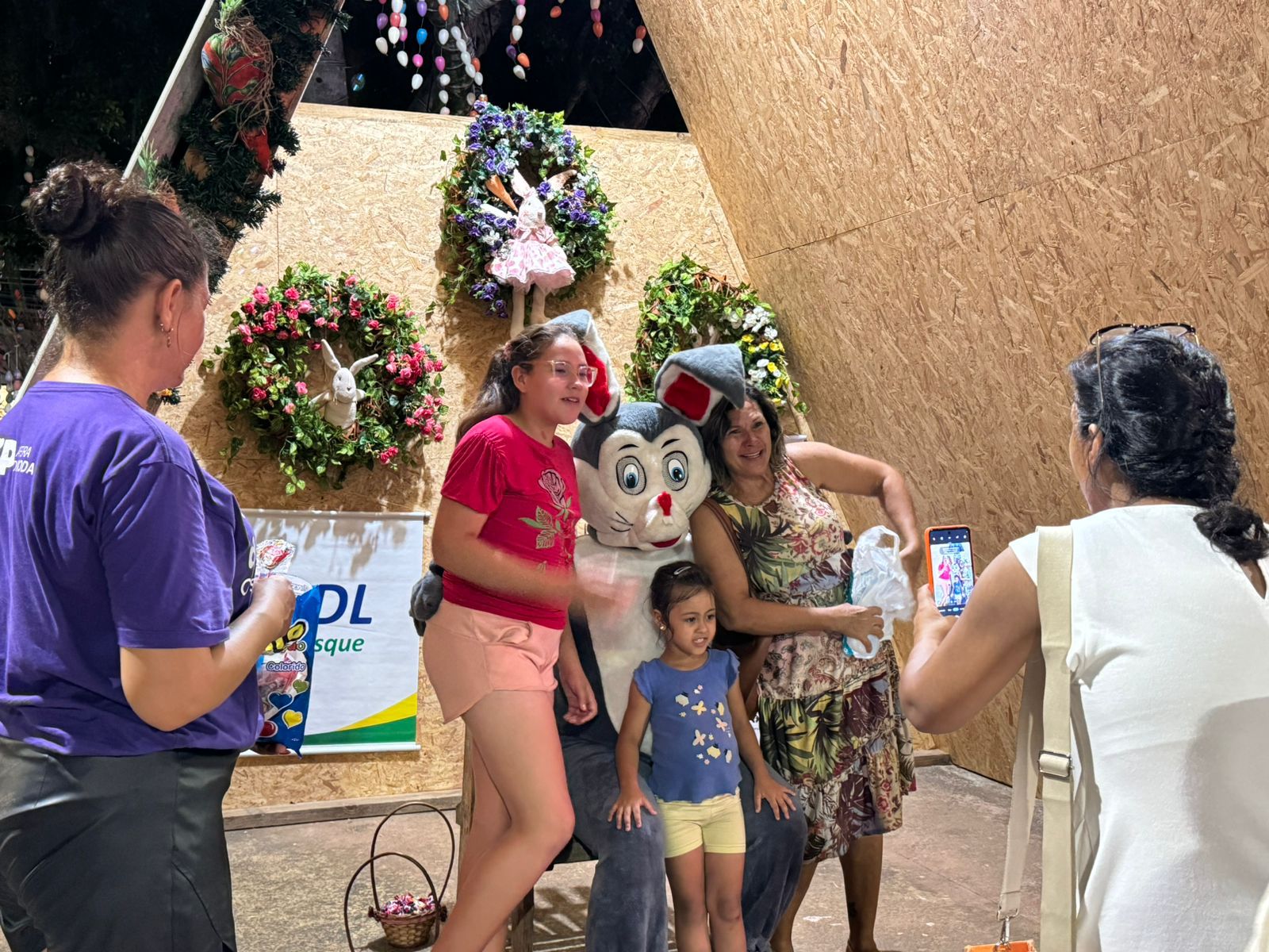 Famílias aproveitaram a noite de sábado na OsterBrusque