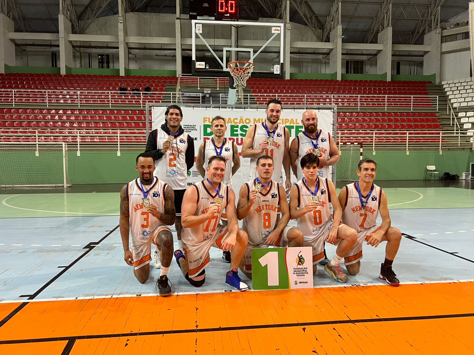 New York é campeão do Campeonato Municipal de Basquete Masculino de Brusque 2025